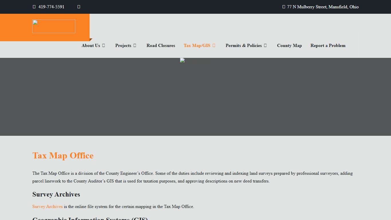 Tax Map Office - Richland County Engineer